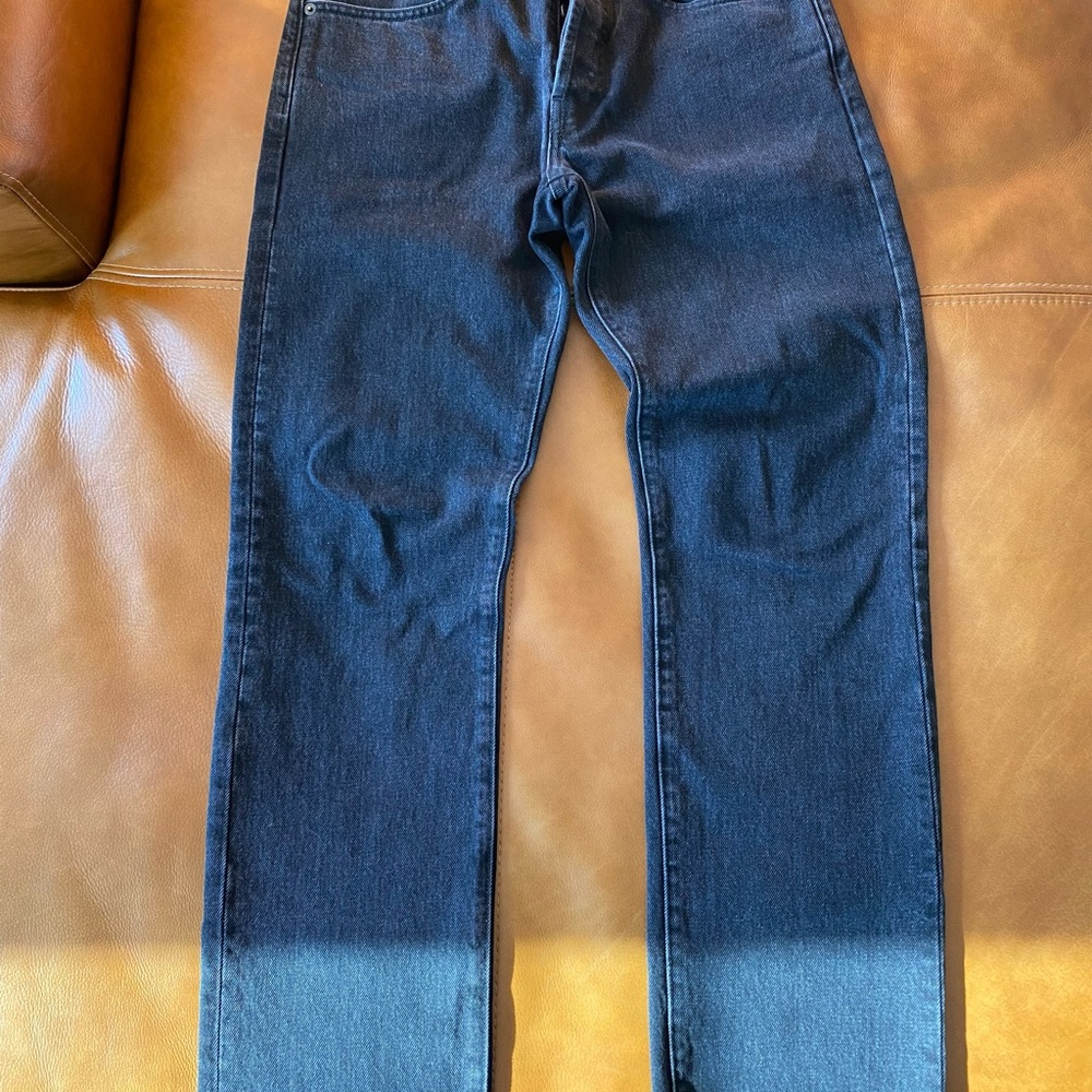 Supreme Blue Straight Jeans Classic Style